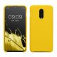 Pouzdro Kwmobile pro OnePlus 6T, žluté, silikonové, KWM000009BL037C
