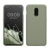 Pouzdro Kwmobile pro OnePlus 6T, světle zelené, silikonové, KWM000009BL039C