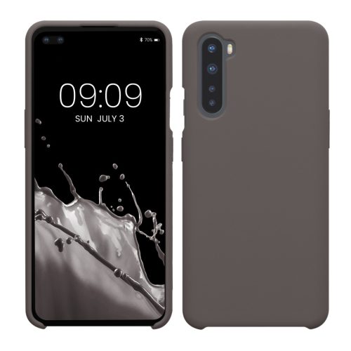 Pouzdro Kwmobile pro OnePlus Nord, béžové, silikonové, KWM0000117M039C