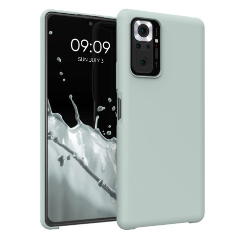 Pouzdro Kwmobile pro Xiaomi Redmi Note 10 Pro, světle zelené, silikonové, KWM000012OI012C