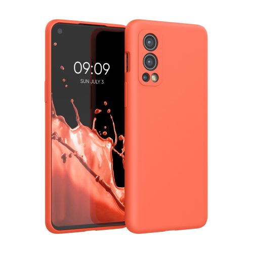 Pouzdro Kwmobile pro OnePlus Nord 2 5G, růžové, silikonové, KWM000013UZ039C