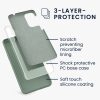 Pouzdro Kwmobile pro OnePlus Nord 2 5G, zelené, silikonové, KWM000013UZ040C