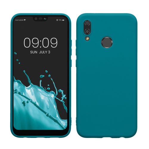 Silikonový kryt Kwmobile pro Huawei P20 Lite, modrý, KWM000008RT026C