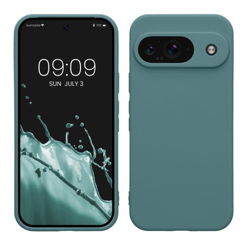 Pouzdro Kwmobile pro Google Pixel 9, světle zelené, silikonové, KWM000020PG017C
