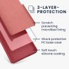Pouzdro Kwmobile pro Google Pixel 9/Pixel 9 Pro, tmavě růžové, silikonové, KWM000020PI024C