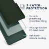 Pouzdro Kwmobile pro Google Pixel 9 Pro XL, tmavě zelené, silikonové, KWM000020PV026C