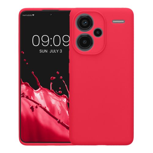 Pouzdro Kwmobile pro Xiaomi Redmi Note 13 Pro Plus 5G, růžové, silikonové, KWM000020OF006C