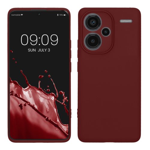Pouzdro Kwmobile pro Xiaomi Redmi Note 13 Pro Plus 5G, fialové, silikonové, KWM000020OF008C