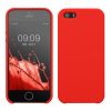 Pouzdro Kwmobile pro Apple iPhone 5/iPhone 5s/iPhone SE, červené, silikonové, KWM000008GO104C