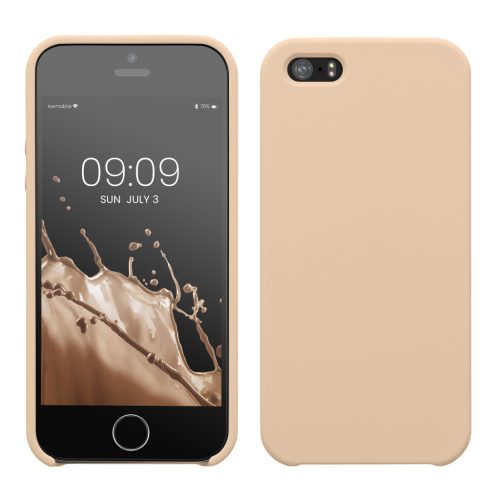 Pouzdro Kwmobile pro Apple iPhone 5/iPhone 5s/iPhone SE, růžové, silikonové, KWM000008GO107C