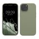 Pouzdro Kwmobile pro Apple iPhone 15, světle zelené, silikonové, KWM000020CA019C