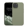 Pouzdro Kwmobile pro Apple iPhone 15, světle zelené, silikonové, KWM000020CA019C