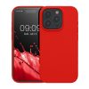 Silikonový kryt Kwmobile pro Apple iPhone 15 Pro, červený, KWM000020CC048C