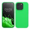 Silikonový kryt Kwmobile pro Apple iPhone 15 Pro, zelený, KWM000020CC050C