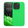 Silikonový kryt Kwmobile pro Apple iPhone 15 Pro, zelený, KWM000020CC050C