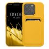 Silikonový kryt Kwmobile pro Apple iPhone 15 Pro, žlutý, KWM000020EO014C