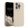 Silikonový kryt Kwmobile pro Apple iPhone 15 Pro, krémový, KWM000022OM013C