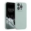 Pouzdro Kwmobile pro Apple iPhone 15 Pro, světle zelené, silikonové, KWM000022OM015C
