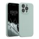Pouzdro Kwmobile pro Apple iPhone 15 Pro, světle zelené, silikonové, KWM000022OM015C