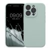 Pouzdro Kwmobile pro Apple iPhone 15 Pro, světle zelené, silikonové, KWM000022OM015C