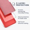 Pouzdro Kwmobile pro Google Pixel 9/Pixel 9 Pro, růžové, silikonové, KWM000020PI038C