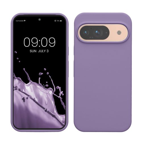 Pouzdro Kwmobile pro Google Pixel 9/Pixel 9 Pro, fialové, silikonové, KWM000020PI040C