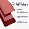 Pouzdro Kwmobile pro Google Pixel 9/Pixel 9 Pro, červené, silikonové, KWM000020PI041C