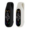 Sada 2 pouzder pro Xiaomi Mi Band 7/Mi Band 6/Mi Band 5, Kwmobile, Black/White, Silicone, 59313.03