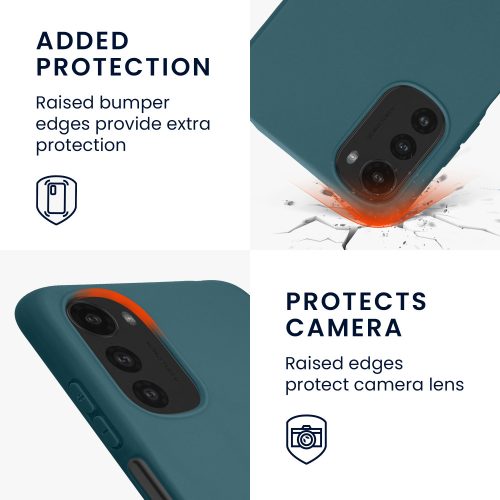 Kryt Kwmobile pro Motorola Moto E32/Moto E32s, silikonový, zelený, 58664.57