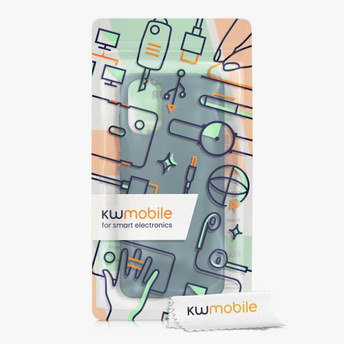 Kryt Kwmobile pro Motorola Moto E32/Moto E32s, silikonový, zelený, 58664.57