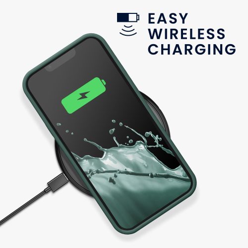 Kryt Kwmobile pro Apple iPhone 13, silikonový, zelený, 59359.166