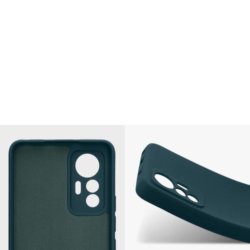 Kryt Kwmobile pro Xiaomi 12 Lite, silikonový, zelený, 59405.57