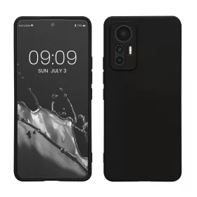   Kryt Kwmobile pro Xiaomi 12 Lite, silikonový, černý, 59405.01