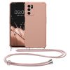 Pouzdro Kwmobile pro OPPO A16/A16s, silikonové, růžové, 59410.154