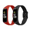 Sada 2 popruhů pro Samsung Galaxy Fit 2, Kwmobile, černá/červená, silikon, 53962.11