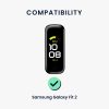 Sada 2 popruhů pro Samsung Galaxy Fit 2, Kwmobile, černá/červená, silikon, 53962.11