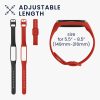 Sada 2 popruhů pro Samsung Galaxy Fit 2, Kwmobile, černá/červená, silikon, 53962.11
