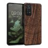 kwmobile pouzdro pro Xiaomi Redmi Note 11 Pro/Redmi Note 11 Pro 5G/Redmi Note 12 Pro, Dřevo, Hnědá, 57381.07