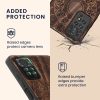 kwmobile pouzdro pro Xiaomi Redmi Note 11 Pro/Redmi Note 11 Pro 5G/Redmi Note 12 Pro, Dřevo, Hnědá, 57381.07
