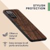 kwmobile pouzdro pro Xiaomi Redmi Note 11 Pro/Redmi Note 11 Pro 5G/Redmi Note 12 Pro, Dřevo, Hnědá, 57381.07