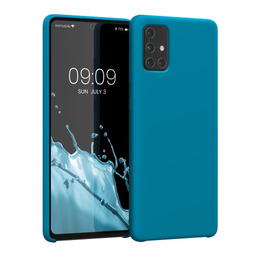 Kryt kwmobile pro Samsung Galaxy A71, silikonový, modrý, 51209.228