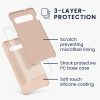 kw pouzdro na mobil pro Samsung Galaxy S10, silikonové, růžové, 47732.225