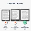 Pouzdro pro Kobo Aura H2O Edition 1, Kwmobile, šedá, ekokůže, 39826.73