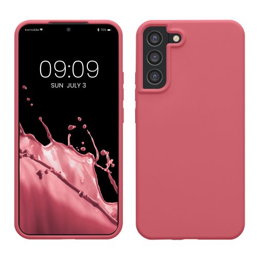 kw pouzdro na mobil pro Samsung Galaxy S22 Plus, silikonové, růžové, 56761.212