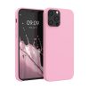 Kryt Kwmobile pro Apple iPhone 12 Pro Max, silikonový, růžový, 52644.110