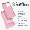 Kryt Kwmobile pro Apple iPhone 12 Pro Max, silikonový, růžový, 52644.110