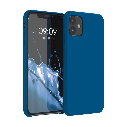 Kryt Kwmobile pro Apple iPhone 11, silikon, modrý, 49724.228