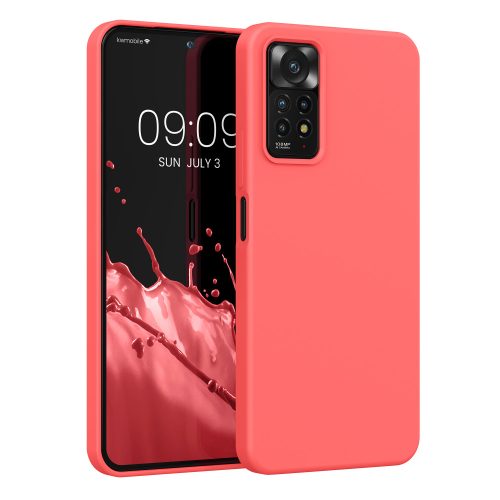 Pouzdro Kwmobile pro Xiaomi Redmi Note 11 Pro/Redmi Note 11 Pro 5G, silikonové, růžové, 57373.141