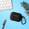 Pouzdro pro sluchátka Apple AirPods Pro 2, Kwmobile, černé, silikonové, 59472.01