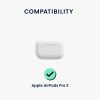 Pouzdro pro sluchátka Apple AirPods Pro 2, Kwmobile, černé, silikonové, 59472.01